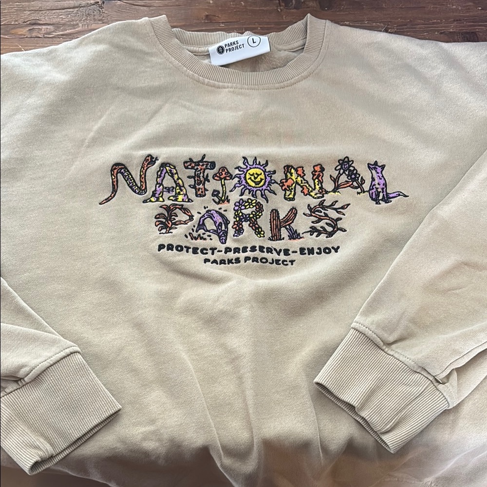 Parks Project Cream National Parks Graphic Sweatshirt